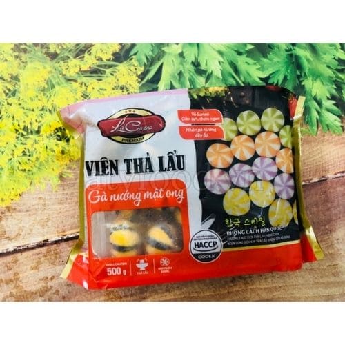 Viên Thả Lẩu Gà Nướng Mật Ong