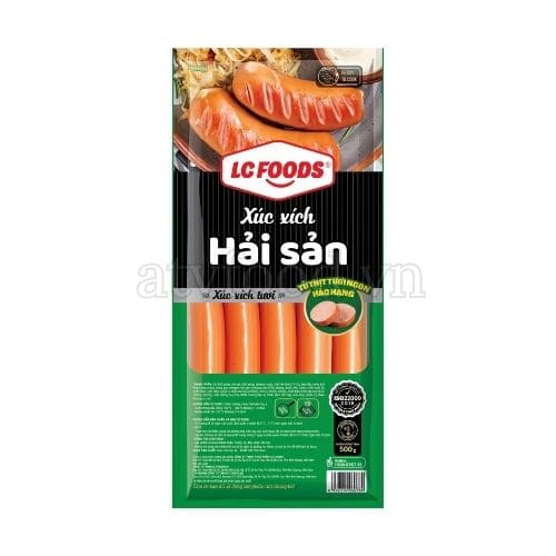Xúc Xích Hải Sản LC 10 cây 1 gói
