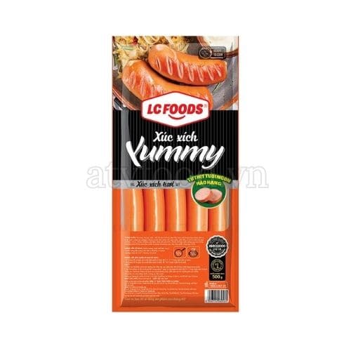 Xúc Xích Hotdog Xông Khói LC 10 cây 1 gói