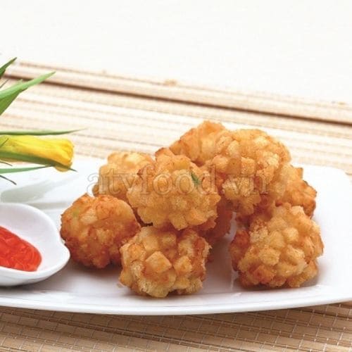 Viên crouton bánh mì sốt mayonaise