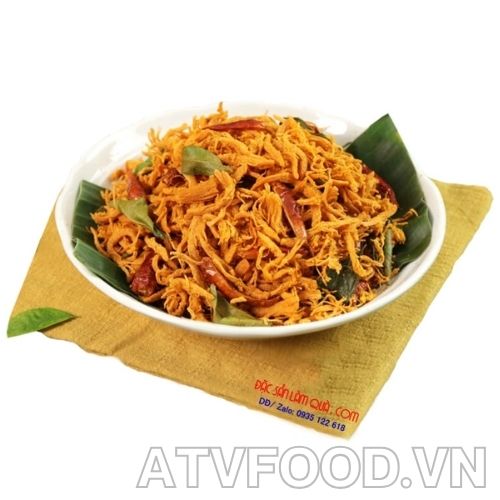 Gà Khô Xé Lá Chanh