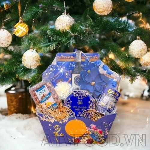 Giỏ quà Tết sang trọng 02